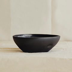 104 Black Glaze Ceramic Serving Bowl